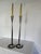 Pair of Belltrees Forge Tall Hand-Forged Pinecone Candlesticks / Scottish Artisan Blacksmith For Sale - Image 15 of 17