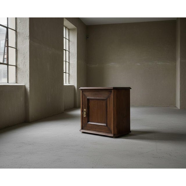 Antique Danish Oak Cabinet, Late 19th-Early 20th Century For Sale - Image 6 of 18