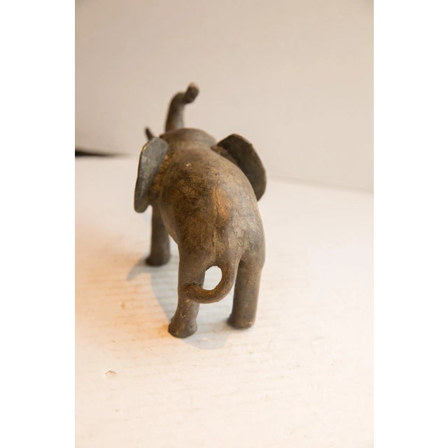 Vintage African Elephant Sculpture For Sale In New York - Image 6 of 7