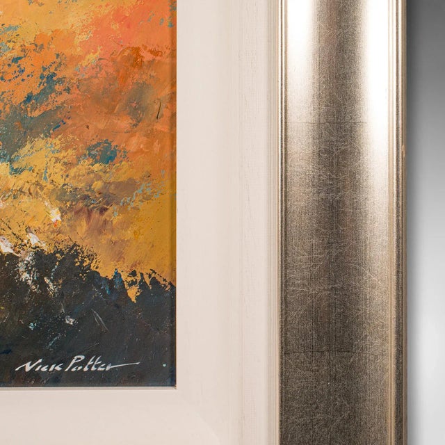 2000's Contemporary Framed Landscape Painting For Sale - Image 6 of 9