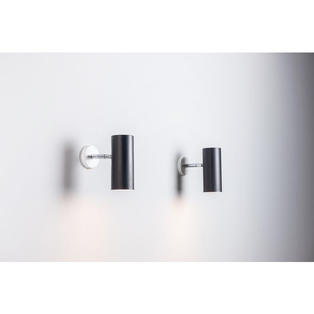 1960s C1582 Adjustable Wall Lamps from Raak Amsterdam, 1960s, Set of 2 For Sale - Image 5 of 11