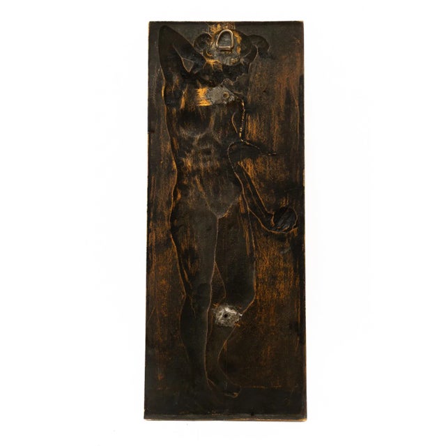 Art Deco Bronze Relief with Nude Woman, 1920s For Sale - Image 3 of 9