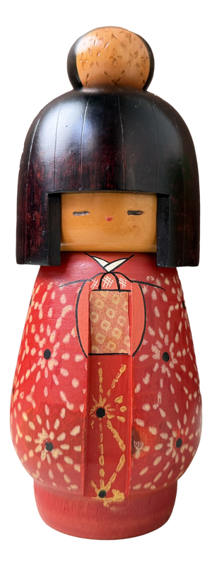 Vintage Japanese Kokeshi by Kazuo Takamizawa, 1970s
