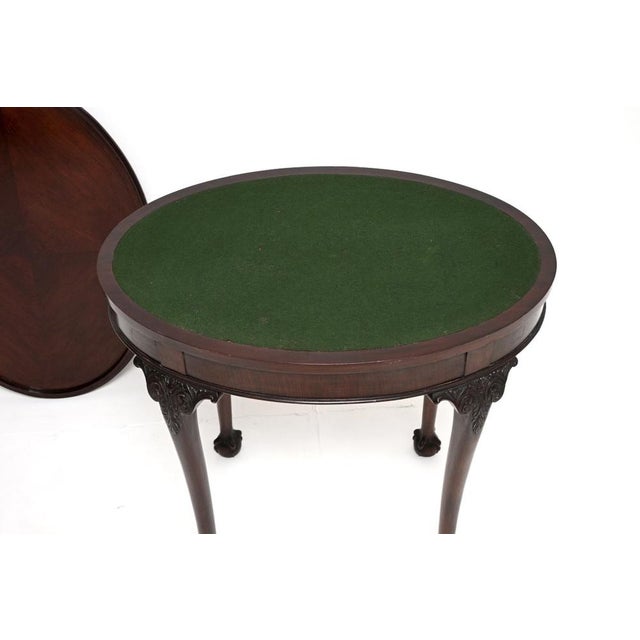 Antique Edwardian Satinwood Occasional Card Table, 1900s For Sale - Image 9 of 10