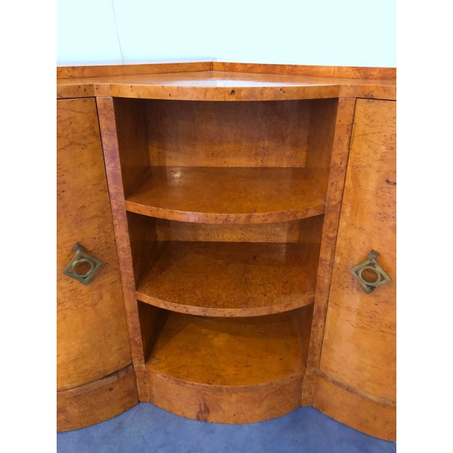 Art Deco French Maple Corner Cupboard, 1940s For Sale - Image 18 of 18