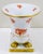 White 1940s Herend Porcelain Claw Footed Hand Painted Chinese Bouquet Rust Apponyi Orange Vase For Sale - Image 8 of 16