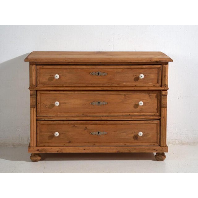 Antique Pine Chest of Drawers For Sale - Image 5 of 12