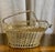 French Antique Hand Weaved Silver Bottle Baskets, S/3 For Sale - Image 3 of 5