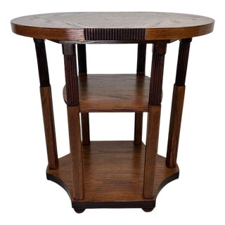 Oval Side Table with Six Legs, 1890s For Sale