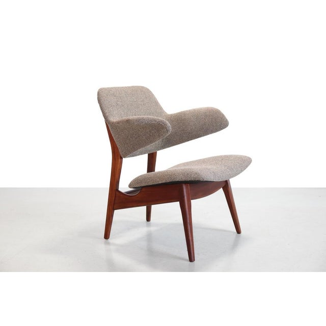 Beautiful vintage Dutch design armchair by WeBe. There is an interesting story behind this armchair. Although this...
