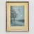 Mid-Century Modern Mid Century Blue Landscape Painting | Framed Original Artwork For Sale - Image 3 of 9