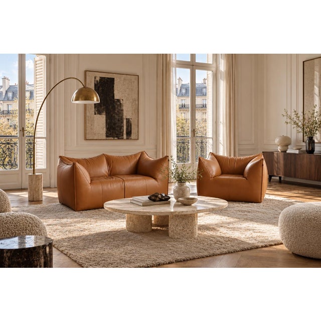 Le Bambole Sofa and Lounge Chair by Mario Bellini for B&B Italia, 1970s, Set of 2 For Sale - Image 18 of 18