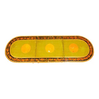 19th Century Painted Continental Surtout De Table For Sale