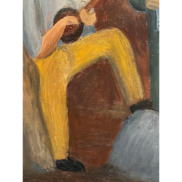 Jean Verdier, Circus Performers, Oil on Canvas For Sale - Image 4 of 12