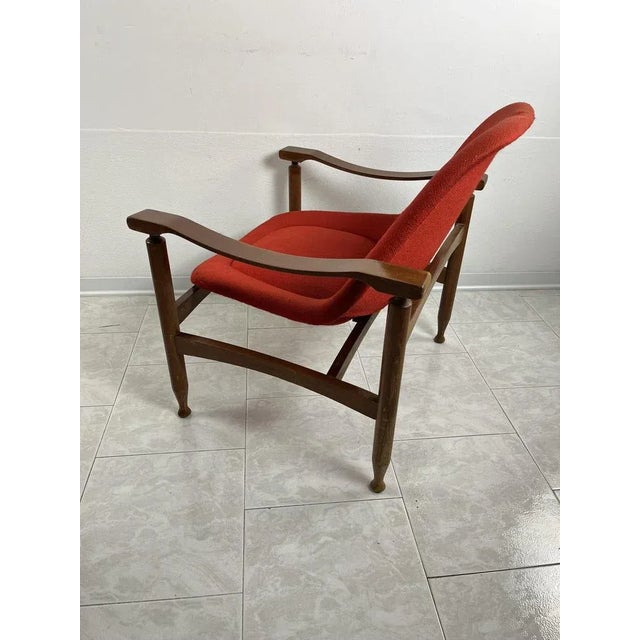 Wood Mid-Century Italian Armchair from Busnelli, 1953 For Sale - Image 7 of 12