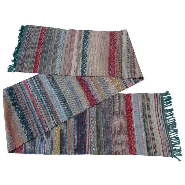 Handwoven scandinavian rug crossword