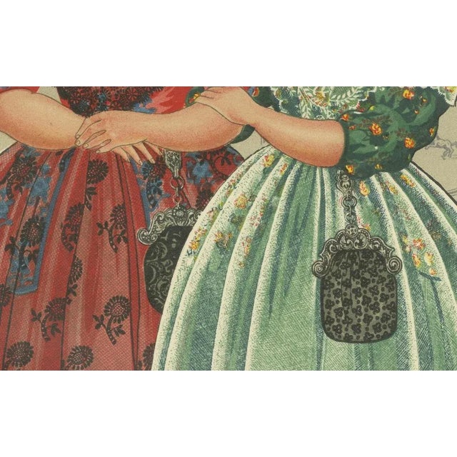 Friesland Gala Dress with Gold Caps and Coral, 1932, Paper For Sale - Image 6 of 10