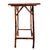 Brown Antique English Tortoiseshell Bamboo Tall Side Table or Plant Stand, Circa 1900 For Sale - Image 8 of 11