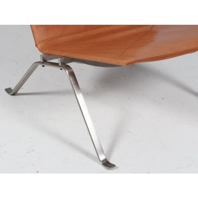 Metal PK22 Lounge Chair attributed to Poul Kjærholm for Fritz Hansen, 1970s For Sale - Image 7 of 8