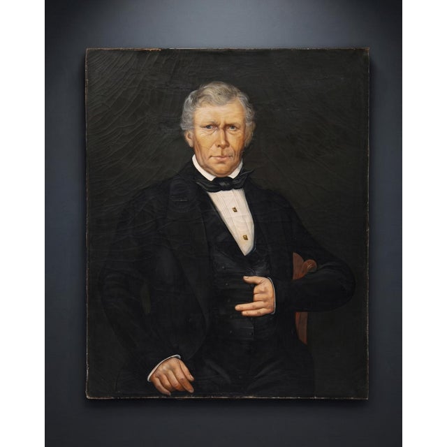 Meet monsieur mystery! every portrait wall needs its leading man—and this dashing, middle-aged monsieur earns a place in...