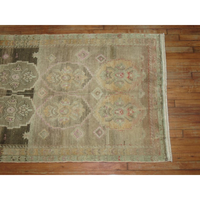 Early 21st Century Turkish Oushak Runner with Pink Hues For Sale - Image 5 of 6
