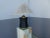 Traditional 70's Brass and Black Ceramic Decorator Accent Lamp For Sale - Image 3 of 13