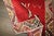 Vintage Red Goat Gabbeh Rug no. j4799 For Sale - Image 4 of 4