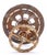 Antique Mechanical Brass Elevator Floor Indicator Dial For Sale - Image 4 of 6
