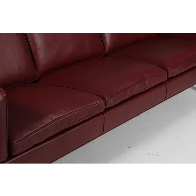 Wood Model 2213 3-Seater Sofa attributed to Børge Mogensen for Fredericia For Sale - Image 7 of 8