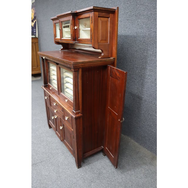 American Dental Co. Mahogany Sterilizer Cabinet For Sale - Image 14 of 15