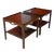 Brown 1960's Mid Century Kittinger Walnut Two-Tier Side Tables - A Pair For Sale - Image 8 of 13