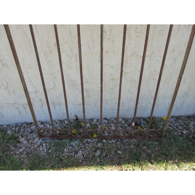 Antique Victorian Iron Gate For Sale - Image 4 of 7