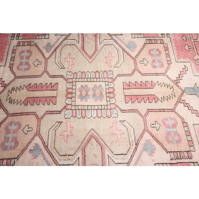 1980s Medallion Design Vintage Turkish Rug Carpet-10' 6'' X 7' 11'' For Sale - Image 9 of 12