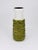 Tall Brutalist Op-Art Green & White Terracotta Floor Vase, Austria, 1970s For Sale - Image 4 of 12