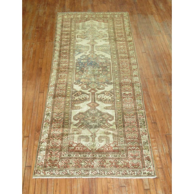 Early 20th Century Rustic Early 20th Century Antique Wide Runner For Sale - Image 5 of 7