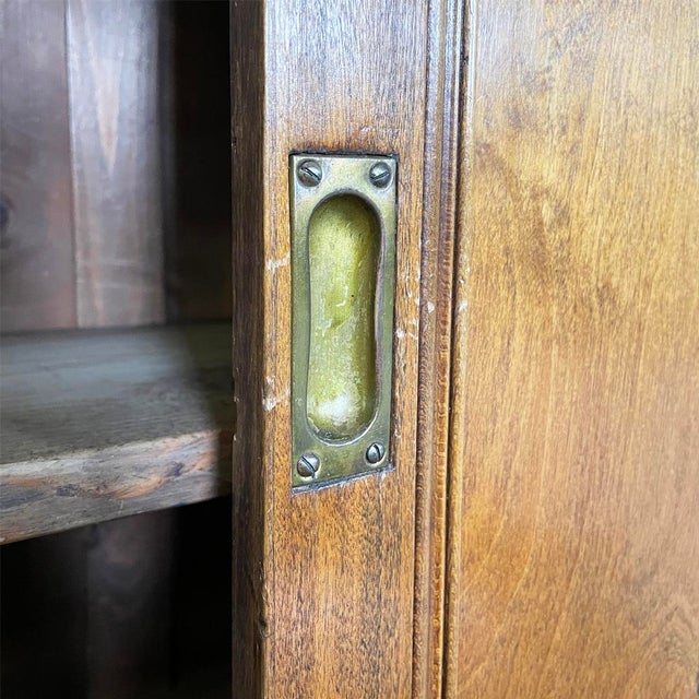 Art Deco Italian Wooden Sideboard with Drawers and Compartment, 1930s For Sale - Image 15 of 18