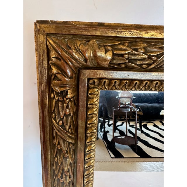Neoclassical French Giltwood Neoclassical Mirror For Sale - Image 3 of 7