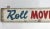 1940s Vintage Wood Red, White & Blue Movies/Film/Slides Sign For Sale - Image 5 of 7