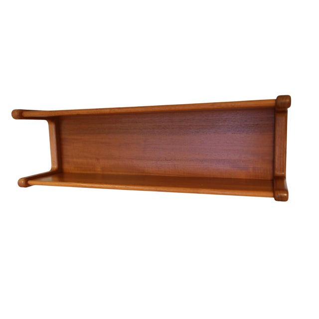 1970s Wall-Mounted Shelf in Teak from Dyrlund, Denmark, 1960s For Sale - Image 5 of 5
