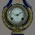 Marie Antoinette Cobalt Blue Porcelain Mantel Clock, 1970s For Sale - Image 14 of 18