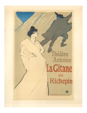 La Gitane de Richepin - Original Litho After H. de Toulouse-Lautrec 1951