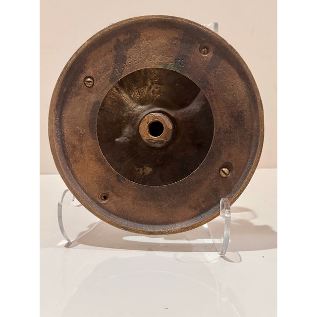Midcentury Cast Bronze Rosette by Sheldow Mfg. Co. — Model R-1-P Architectural Finial For Sale In Atlanta - Image 6 of 8