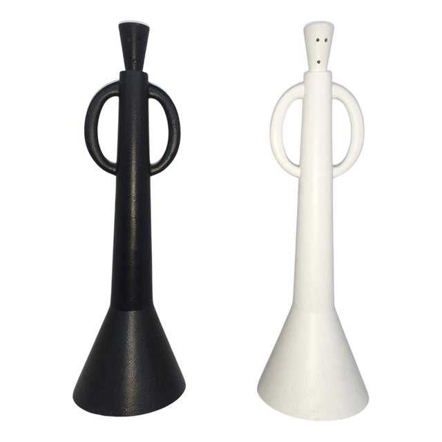 Postmodern Abstract Sculptures by Alessandro Guerriero Portabuono Qua, Italy, 1980s, Set of 2 For Sale