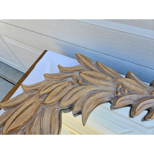 Palm and Berry Serge Roche Style Wall Mirror For Sale - Image 9 of 15