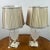 Neoclassical Vintage Neoclassical Style Frosted Glass Urn Table Lamps, Silver Base, a Pair For Sale - Image 3 of 13