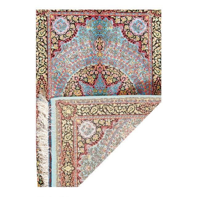 Traditional Pasargad DC Exquisite Design Paris Palace Fine Power Loom v. Silk Rug For Sale - Image 3 of 3
