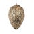Bronze Satin Finish Medium Steel & Crystal Egg Arabesque Pendant from VGnewtrend For Sale - Image 6 of 6