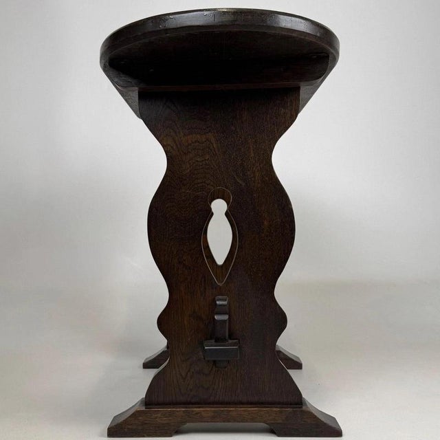 20th Century English Oak Side Table For Sale - Image 4 of 12