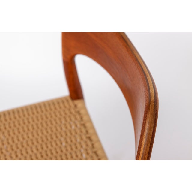 Wood Vintage Danish Dining Chairs by Arne Hovmand-Olsen for Mogens Kold, 1960s, Set of 6 For Sale - Image 7 of 10