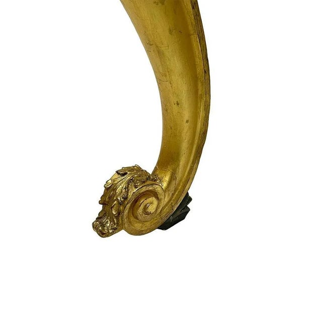 Green Italian Console Tables on Cabriole Legs, 1800s, Set of 2 For Sale - Image 8 of 10